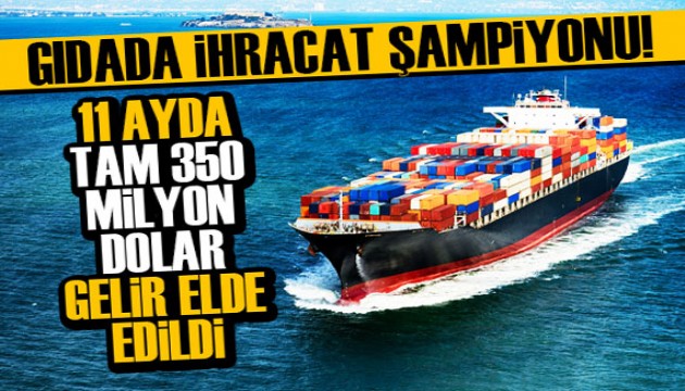 Kayısıda 11 ayda 350 milyon dolarlık ihracat