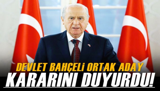 Bahçeli açıkladı: 30 büyükşehirde ortak adayla gireceğiz!