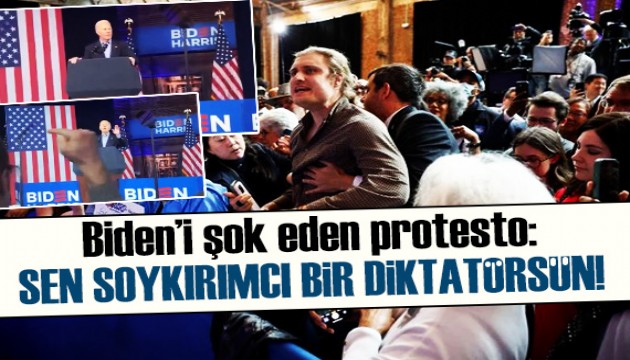 Biden'ı şoka sokan tepki: Sen soykırımcı bir diktatörsün!