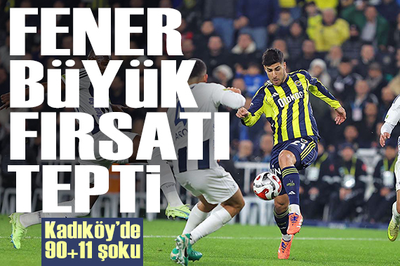 Fener büyük fırsatı tepti