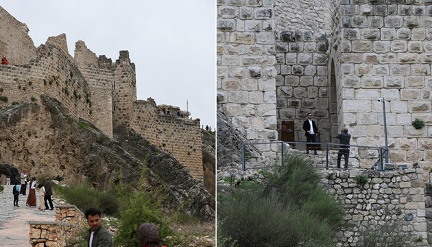 Kahta Kalesi'nde ziyaretçi yoğunluğu