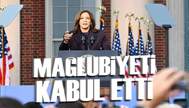 Kamala Harris, mağlubiyeti kabul etti