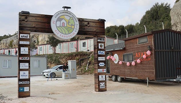 Hatay'da kanser hastaları için köy açıldı