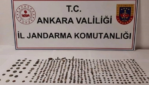 Ankara'da 530 parça tarihi eser ele geçirildi