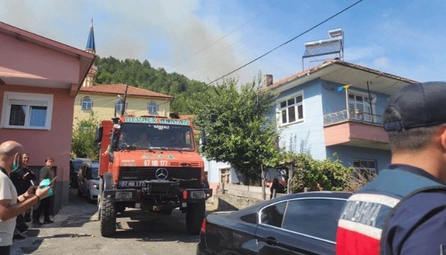 Zonguldak'ta orman yangını! Ekipler bölgede