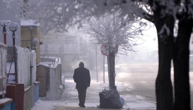 Termometreler eksi 26'yı gösterdi!