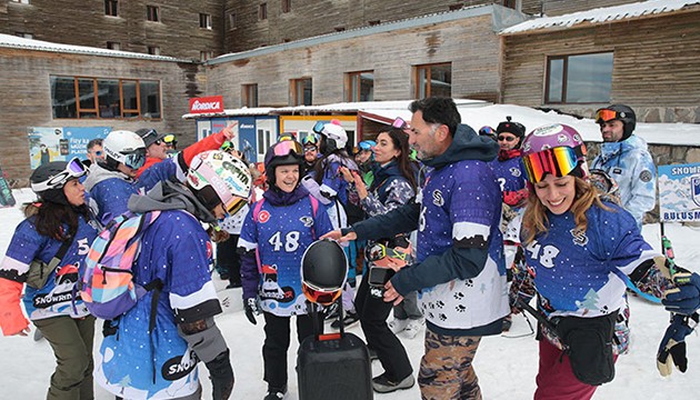 Kartalkaya'da kayak coşkusu