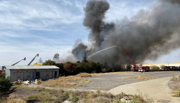 Kayseri'de fabrika yangını