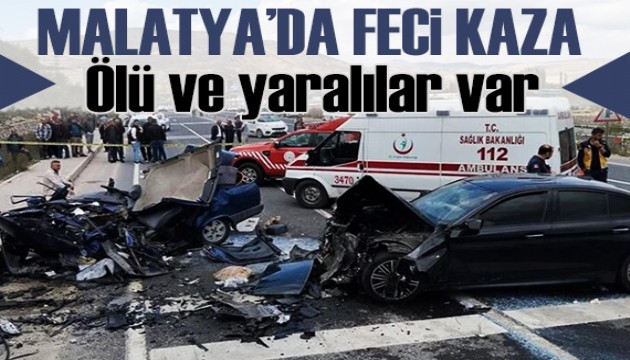 Malatya'da feci kaza: Ölü ve yaralılar var