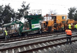 Florya'da tren kazası