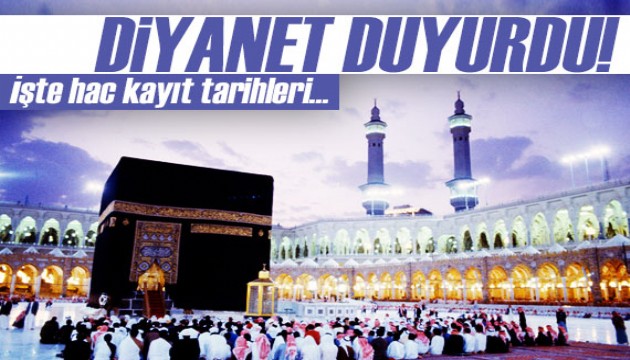 Diyanet'ten 2023 hac kaydı tarihiyle ilgili açıklama