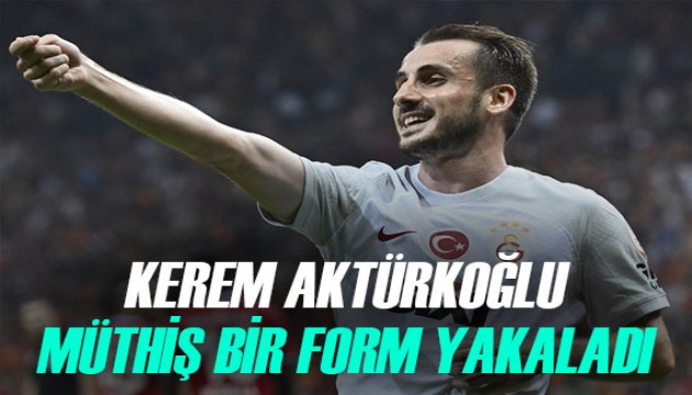 Galatasaraylı Kerem Aktürkoğlu bu sezon fırtına gibi!