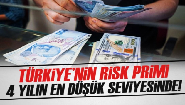 Türkiye'nin risk primi 4 yılın en düşük seviyesinde