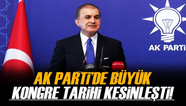 AK Parti'de büyük kongre tarihi kesinleşti