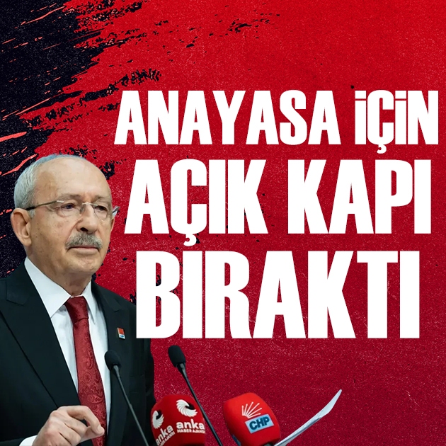 CHP'den şartlı destek: Anayasa değişikliği için açık kapı bıraktı