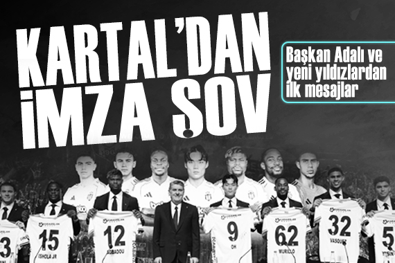 Beşiktaş'ta imza şov