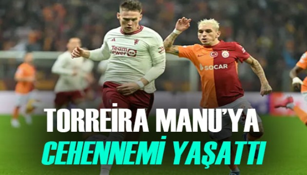 Galatasaraylı Torreira, ManU'ya nefes aldırmadı