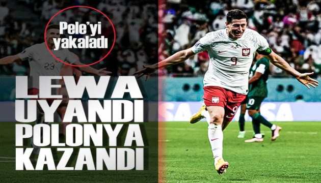 Polonya kazandı, Lewandowski Pele'yi yakaladı!