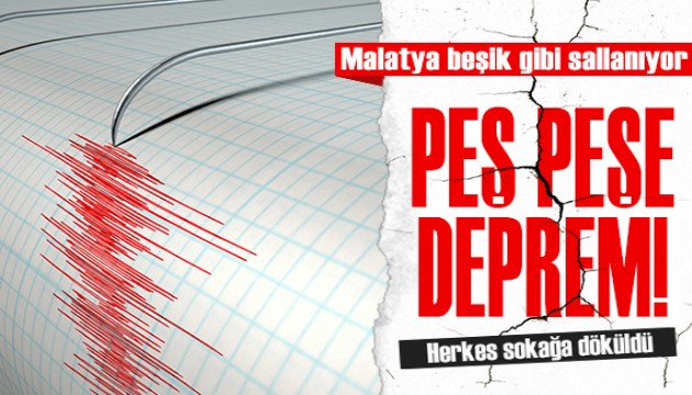 Malatya'da korkutan deprem! Çevre illerde de hissedildi