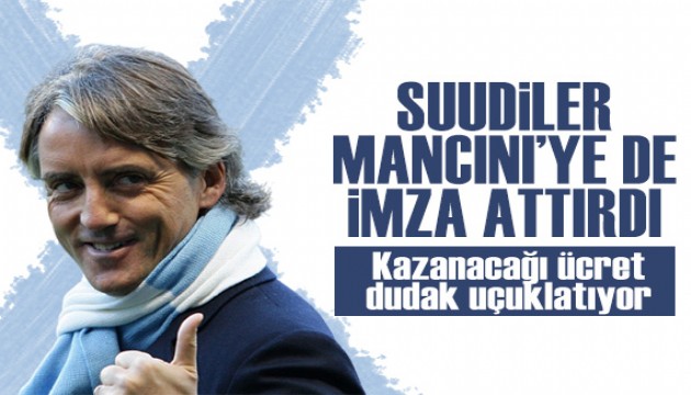 Roberto Mancini, Suudi Arabistan'ın teknik direktörü oldu! İşte kazanacağı ücret...