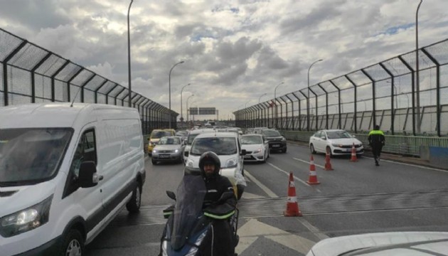 Haliç Köprüsü'nde feci kaza: 1 ağır yaralı