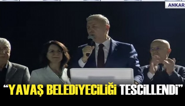 Mansur Yavaş: Yavaş Belediyeciliği tescillendi