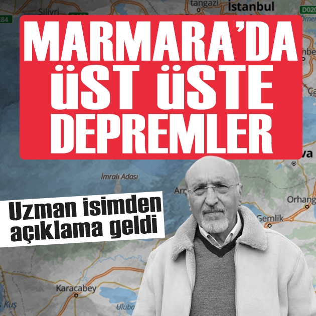 Marmara'da üst üste depremler: Uzman isimden açıklama geldi