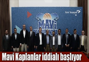 Mavi Kaplanlar iddialı başlıyor