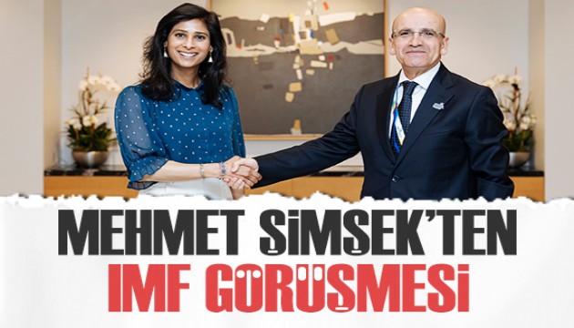 Mehmet Şimşek'ten IMF görüşmesi