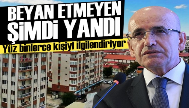 Mehmet Şimşek'ten kira denetimi açıklaması: 700 bin mükellefe ceza...