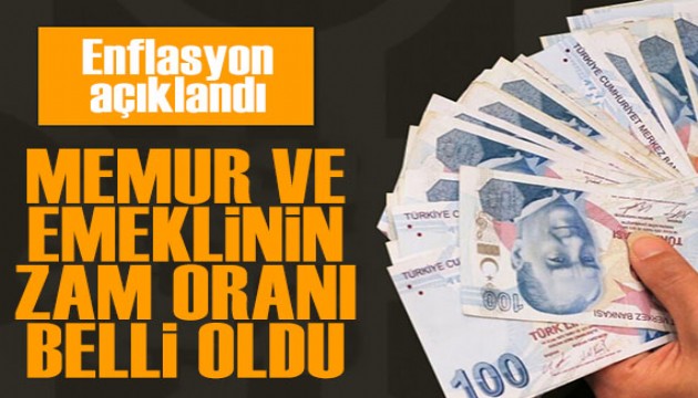 Memur ve emeklinin zam oranı belli oldu