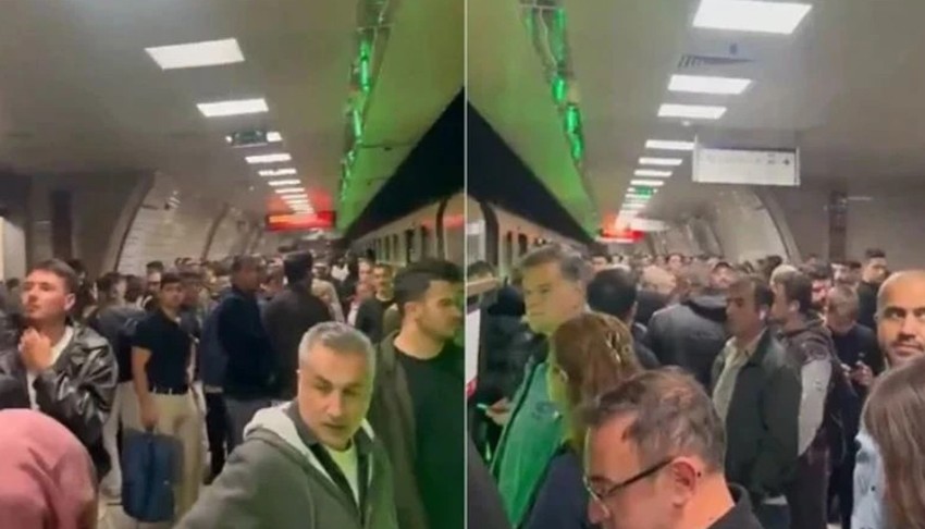 İstanbul'da metro tünelinde kablolar patladı: Yolcular tahliye edildi