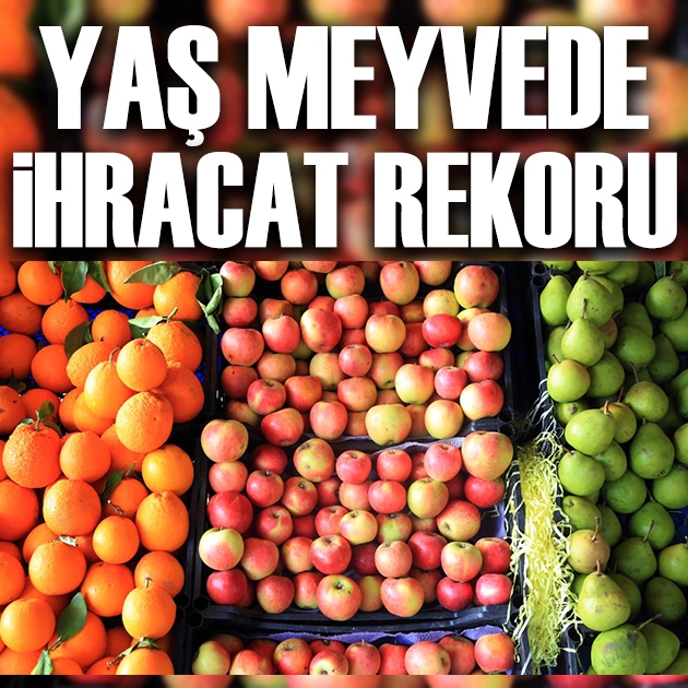 Yaş meyve ihracatında tarihi rekor: 1 milyar doları aştı