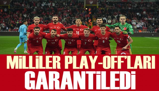 Milliler play-off'ları garantiledi