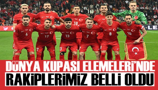 Millilerin Dünya Kupası Elemeleri'ndeki rakipleri belli oldu