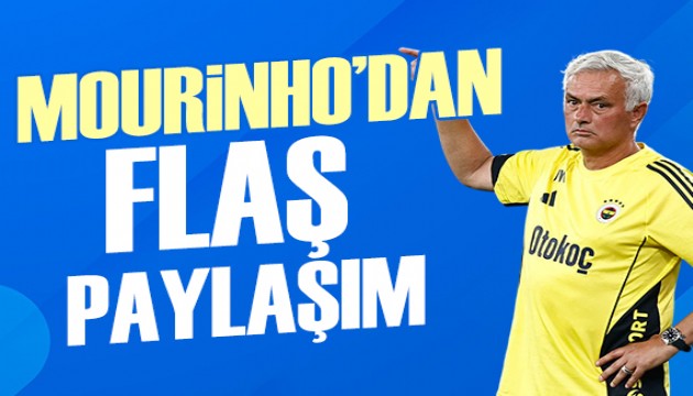 Jose Mourinho'dan flaş paylaşım: Yönetimi taraftarın önüne attı