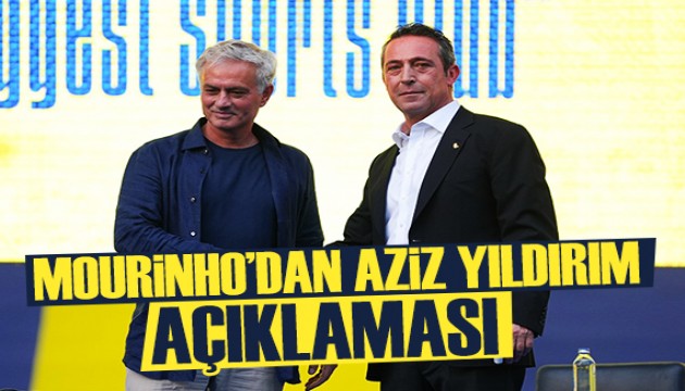 Mourinho'dan Aziz Yıldırım sözleri: Görüşme oldu mu?