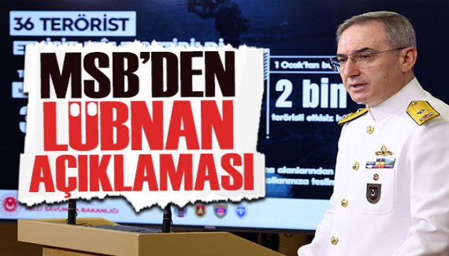 MSB'den Lübnan açıklaması: Tahliye planı...