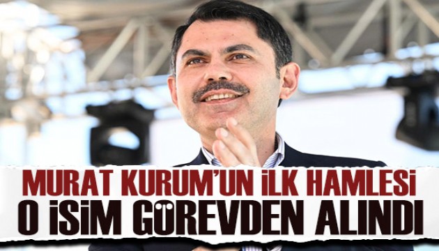 Murat Kurum'dan dikkat çeken hamle: O isimle yollar ayrıldı