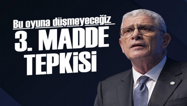 Dervişoğlu'ndan 3. madde cevabı: Türkiye Devleti, ülkesi ve milletiyle bölünmez bir bütündür, NOKTA