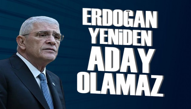 Dervişoğlu: Erdoğan yeniden aday olamaz