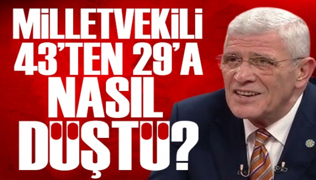 Dervişoğlu İYİ Parti'de vekil sayısının nasıl düştüğünü açıkladı