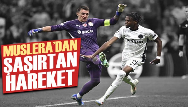 Muslera'dan şaşırtan hareket