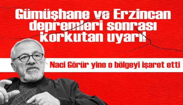 Naci Görür'den Gümüşhane ve Erzincan depremi sonrası korkutan açıklama: Yine o bölgeyi işaret etti!