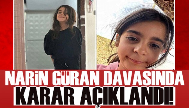 Son Dakika: Narin davasında hükümler belli oldu!