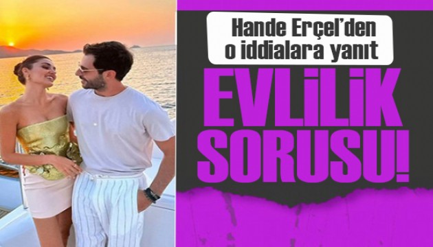 Hande Erçel'e evlilik sorusu!