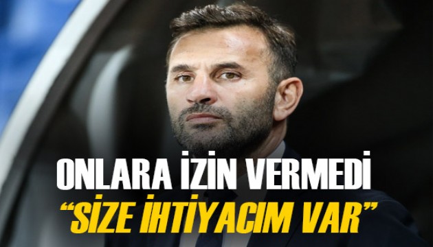 Okan Buruk'tan o iki yıldıza transferi izni çıkmadı