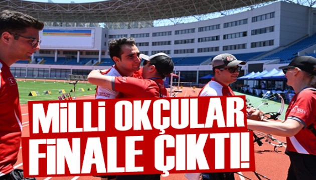 Milli okçular Dünya Kupası'nda finalde!