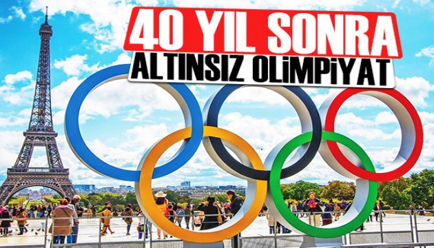 40 yıl sonra altın madalyasız olimpiyat