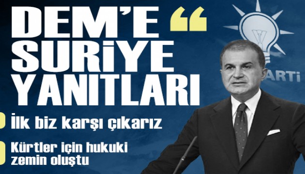 Ak Parti Sözcüsü Çelik: 